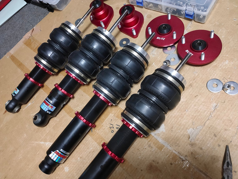 HONDA RB1 オデッセイ　車高調エアサス化